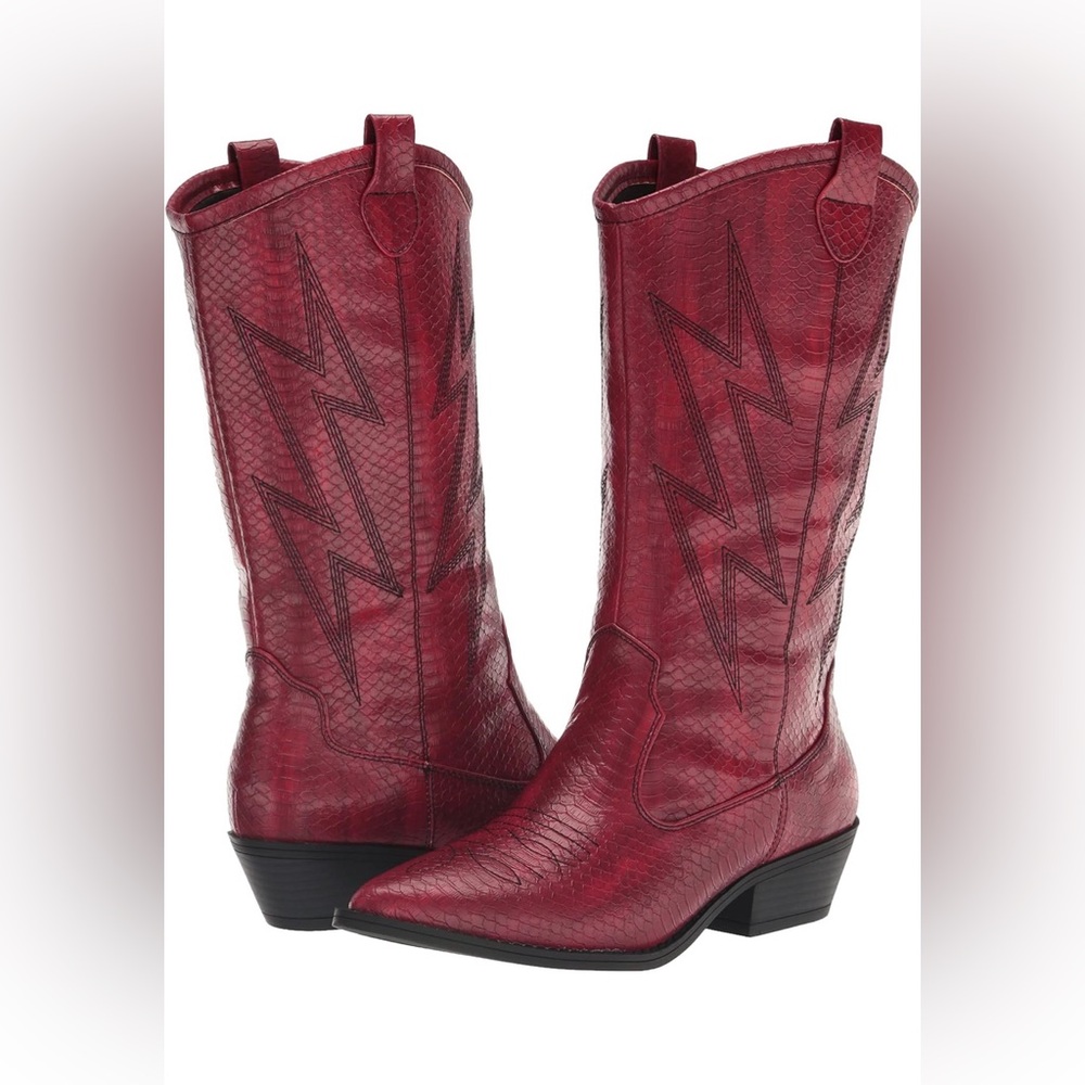 Brand New, Dirty Laundry Red Western Cowboy Boots